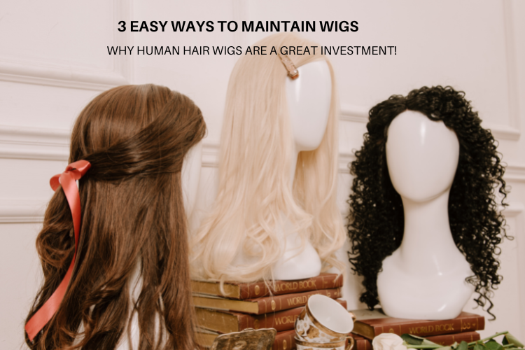 Why human hair wigs are a great investment & 3 Easy Ways to Maintain them
