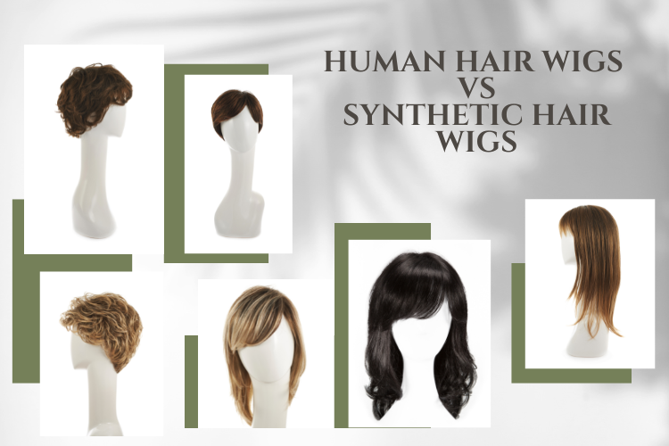 Difference between human hair wigs and synthetic hair wigs